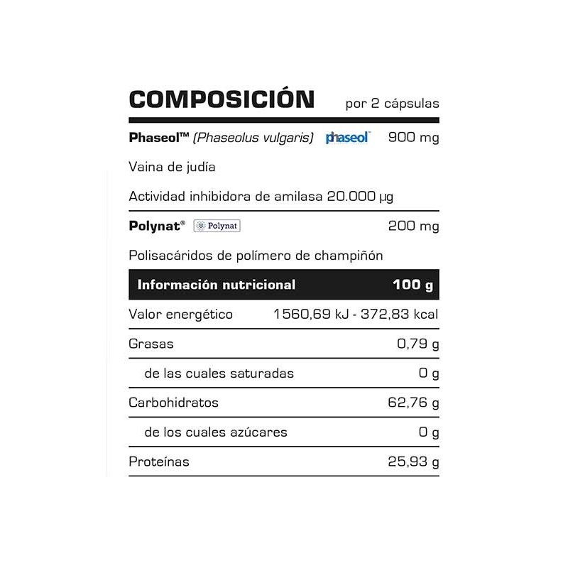 Total Bloquer 90 caps Vitobest Bloqueador de Carbohidratos y Grasas