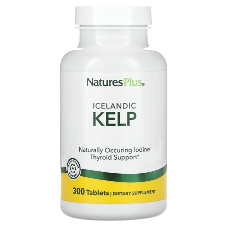 Kelp Alga Yodo Natural 150mcg 300 comp Nature's Plus