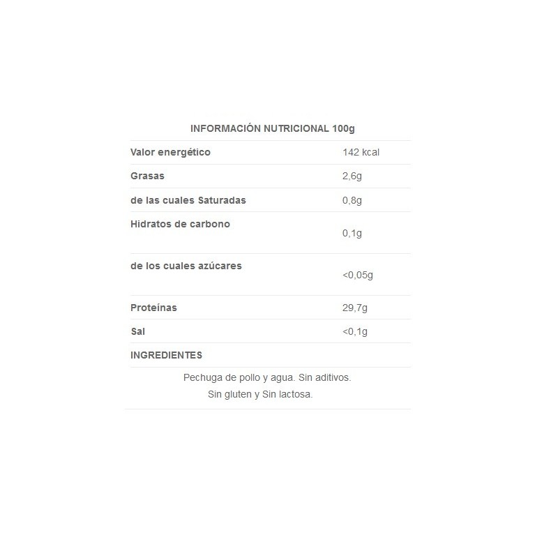 Pechuga de Pollo Al Natural En Lata 100gr Diet Premium