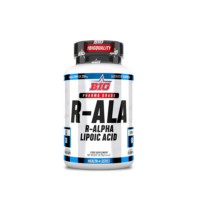 R-ALA 60caps Big Pharma Grade-Acido Alfa Lipoico.15% descuento PRIME DAY 15-16 julio 2019