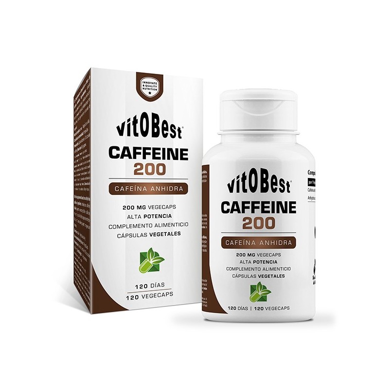 Cafeína Anhidra 200mg Vitobest