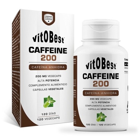 Cafeína Anhidra 200mg Vitobest