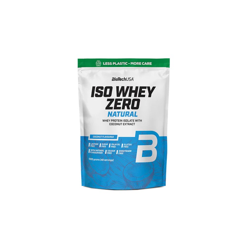 Iso Whey Zero Natural 1kg Biotech Usa Sin Gluten, sin edulcorantes...