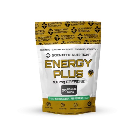 Energy Plus Chicles Con Cafeína Scientiffic Nutrition  1x20 chicles