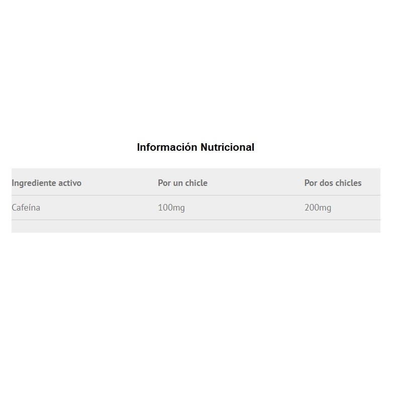 Energy Plus Chicles Con Cafeína Scientiffic Nutrition  1x20 chicles