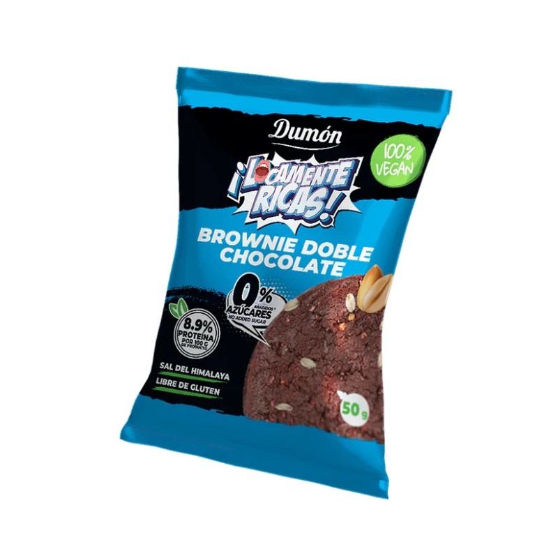 Galleta Vegana Sabor Brownie Sin Gluten Dumon 1x50g