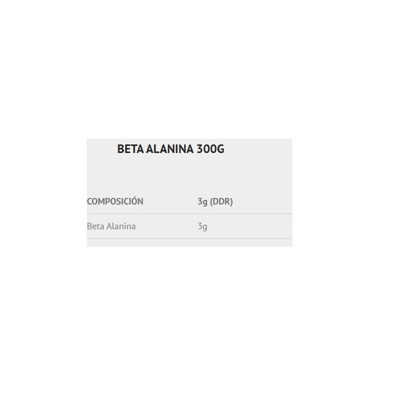 Beta Alanina 300gr Scientiffic Nutrition